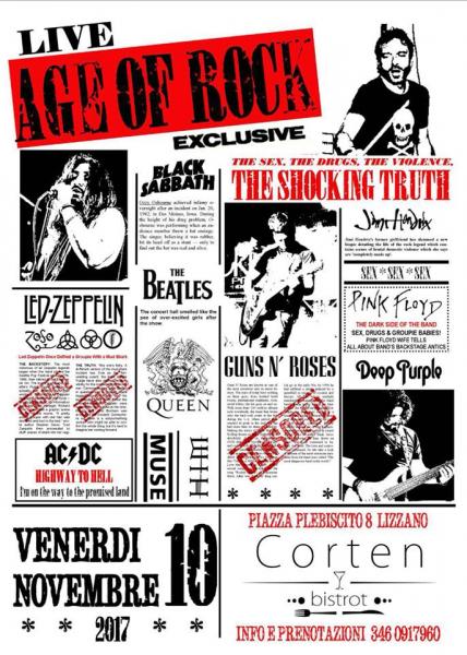 AGE of ROCK - LIVE @ CORTEN BISTROT