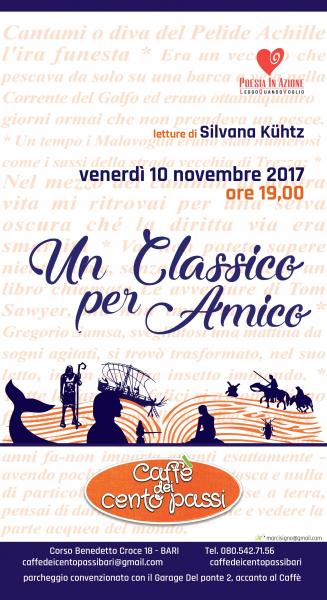 UN CLASSICO PER AMICO, letture di Silvana KUHTZ