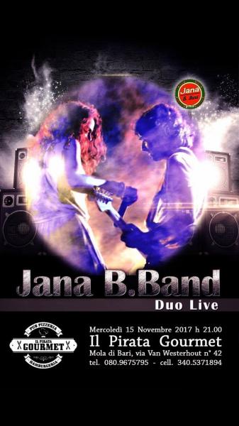 JANA B. BAND Duo live / Il Pirata Gourmet