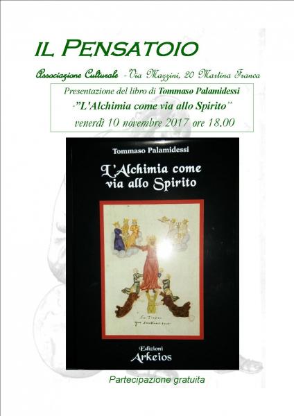 Presentazione del libro “L'Alchimia come via allo Spirito”  di Tommaso Palamidessi