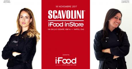 Lezioni di cucina, degustazioni e uno show-cooking imperdibile allo Scavolini Store di Napoli Fuorigrotta con le blogger di iFood Valentina Cappiello e Giorgia Riccardi