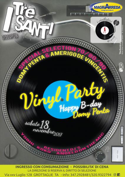 VINYL PARTY - HAPPY B-DAY DOMY PENTA