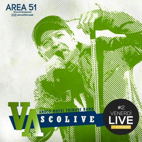 Musica dal vivo e tributo a Vasco Rossi: il "VenerdìLive" dell'Area51 di Novoli con i Vascolive