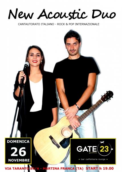 New Acoustic Duo live@Gate23