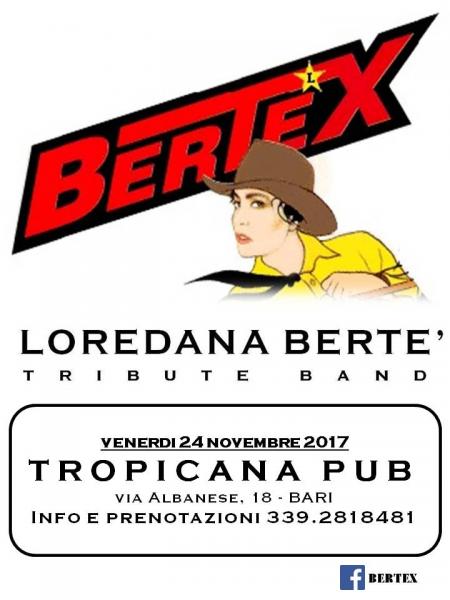 BERTEX "Loredana Bertè Tribute Band" live @ Tropicana - BARI