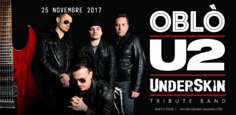 Underskin u2 Tribute Band Aprono la Serata Disco all'Oblo !