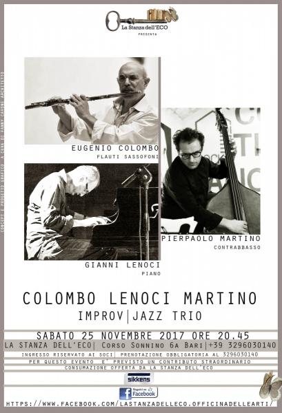 "Colombo Lenoci Martino" Improv JAZZ Trio