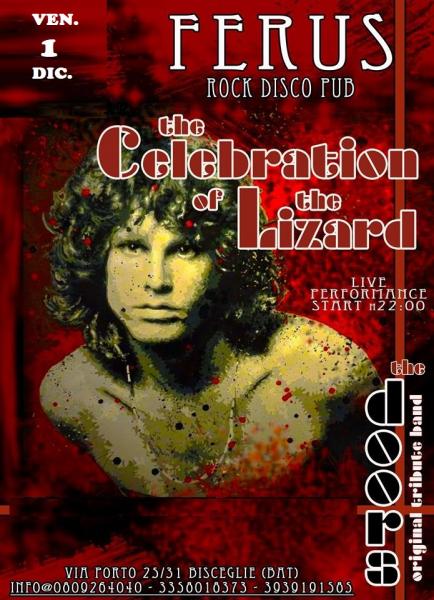 The DOORS Live Tribute con i "CELEBRATION of the LIZARD"