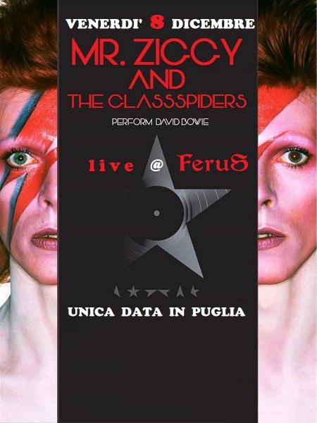 Mr. Ziggy and the Glassspiders perform David Bowie live @ FERUS