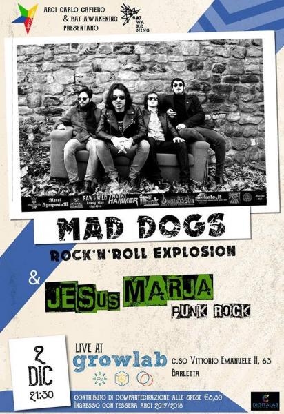 Mad Dogs + Jesus Marja live at Grow Lab
