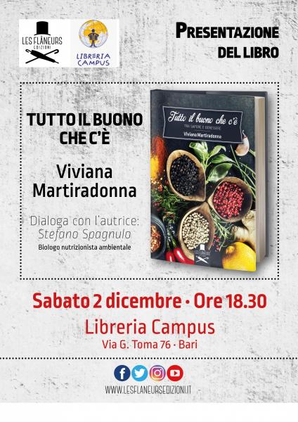 Presentazione del libro di Viviana Martiradonna  TUTTO IL BUONO CHE C'E'