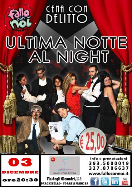 Cena con Delitto "Ultima Notte al Night"