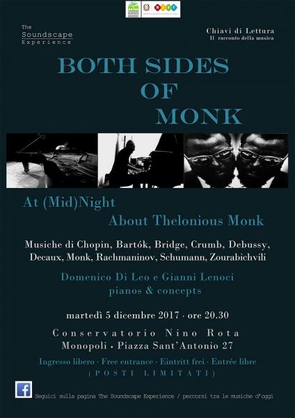 Mirrors (Both Sides Of Monk) At (Mid)Night About Thelonious Monk / Domenico Di Leo e Gianni Lenoci, pianos & concepts