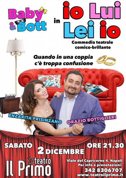 "IO LUI LEI IO": La commedia teatrale più "confusa" dell'anno debutta a Napoli il 2 dicembre!
