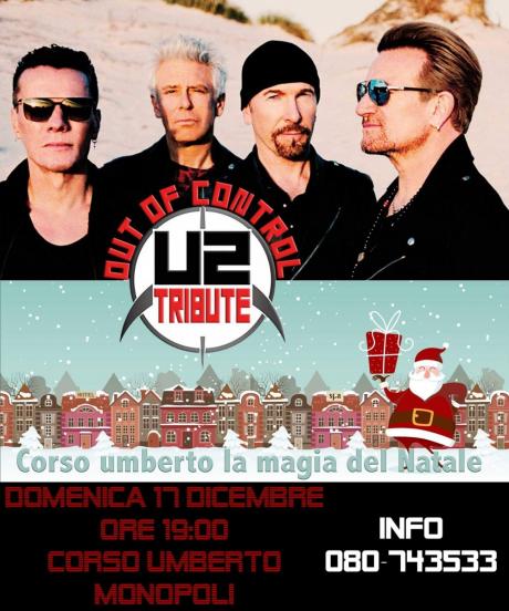 Out of Control U2 Tribute live "La magia del Natale" Corso Umberto I