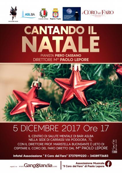 “Cantando il Natale”: il Coro del Faro diretto dal M° Paolo Lepore ospite dell’AslBa di Carrassi