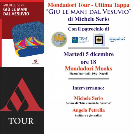 Incontro-scontro generazionale Serio-Petrella nell'ultima tappa del MondadoriTour di "Giu le mani dal Vesuvio"