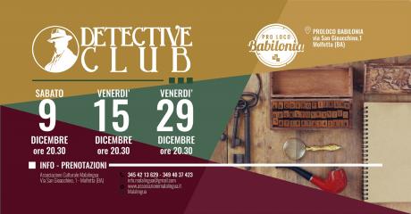 Detective Club - Seconda Trama inedita della stagione!