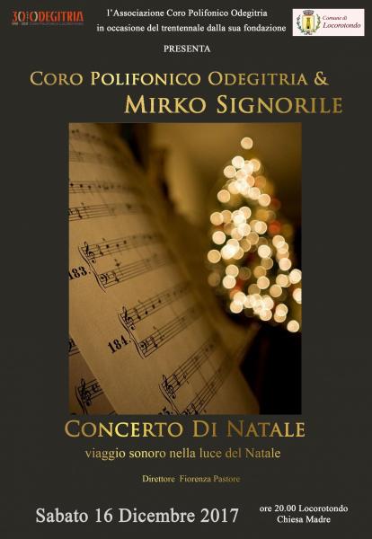 CONCERTO DI NATALE - Mirko Signorile & Coro Polifonico Odegitria