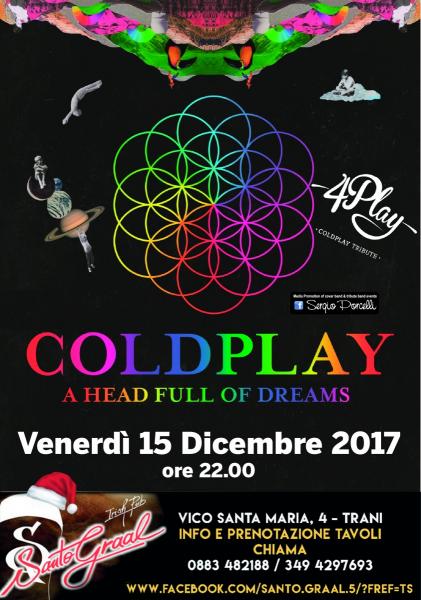 4Play Coldplay Tribute Band a Trani