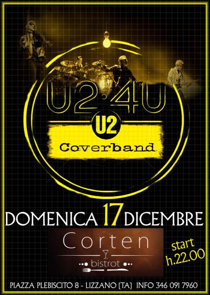 U2-4U live al Corten Bistrot