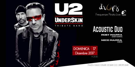 Frequenze Pirata Live & Drops presents Underskin/Tribute U2 Acoustic Duo live