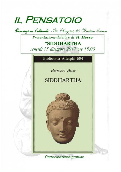 Presentazione del libro "SIDDHARTHA" di H. Hesse