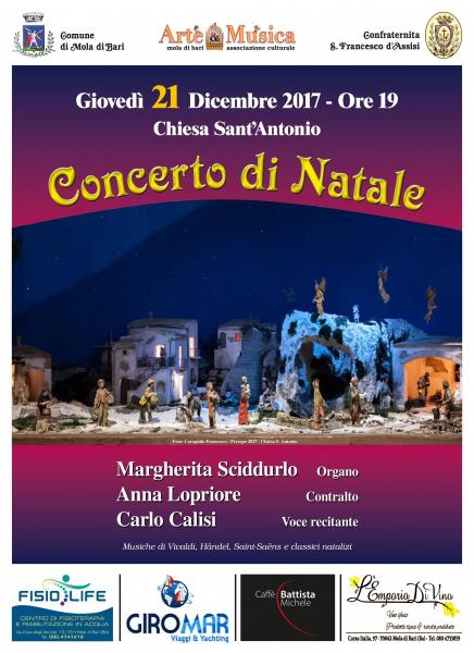 Concerto di Natale per Organo, Contralto e Voce Recitante - Mola di Bari