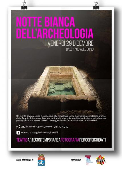 Αποτέλεσμα εικόνας για Notte Bianca dell’Archeologia TARANTO 2018