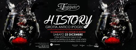 Sabato 23 Dicembre Trappeto pres History PARTY + CENA Spettacolo