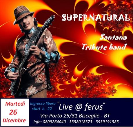 Carlos Santana Special Tribute live con i " Supernatural "