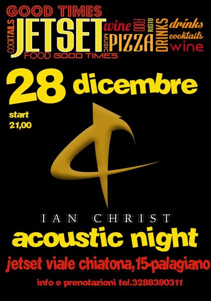 Acoustic Night - Jetset Ian Christ