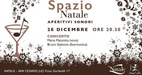 Aperitivi Sonori - Spazio Natale  - Maria Mazzotta (voce) Bruno Galeone (fisarmonica)