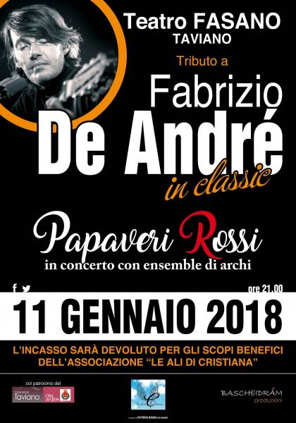 TRIBUTO a FABRIZIO DE ANDRÉ - PAPAVERI ROSSI