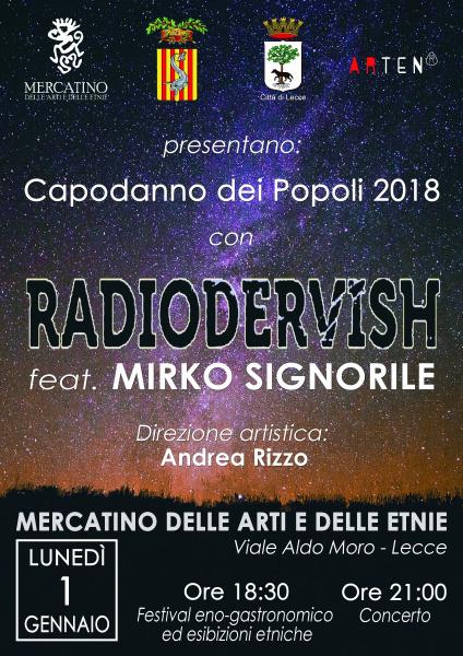 "Capodanno dei Popoli" 2018 con Radiodervish in concerto