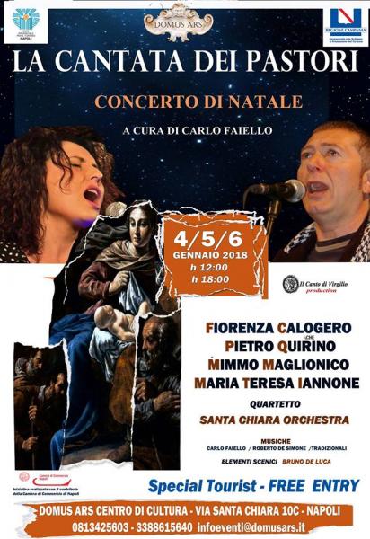 LA CANTATA DEI PASTORI IN FORMA CONCERTO Special Tourist a cura di CARLO FAIELLO