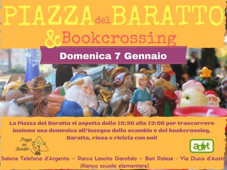 Piazza del Baratto e BookCrossing - domenica 7 Gennaio - Parco Lascito Garofalo Bari Palese