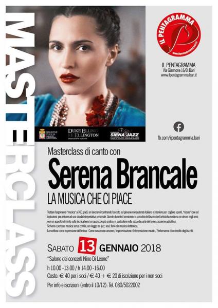 Serena Branale workshop LA MUSICA CHE CI PIACE