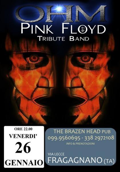 Ohm Pink Floyd live - Fragagnano (ta) - The Brazen Head Pub