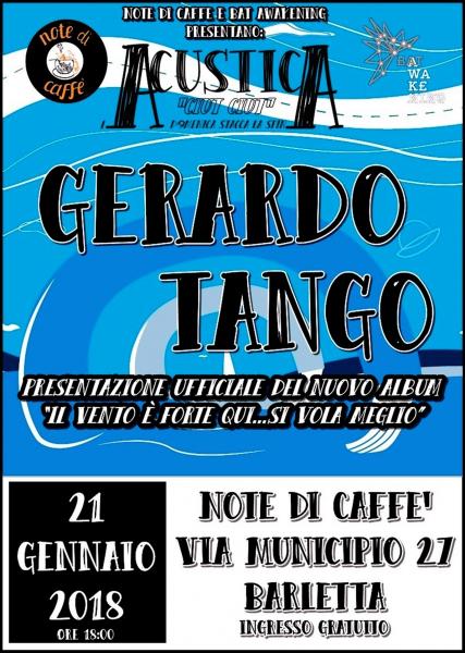 Acustica: Gerardo Tango live at Note Di Caffe'