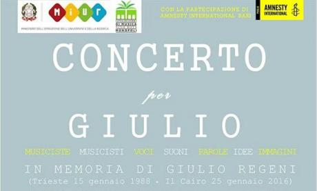 Concerto per Giulio Regeni