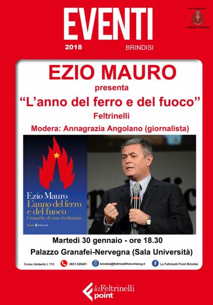 Ezio Mauro presenta "L'anno del ferro e del fuoco" ed. Feltrinelli
