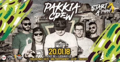 Raggae a profusione all’Exit 101 con lo show live dei Pakkia Crew