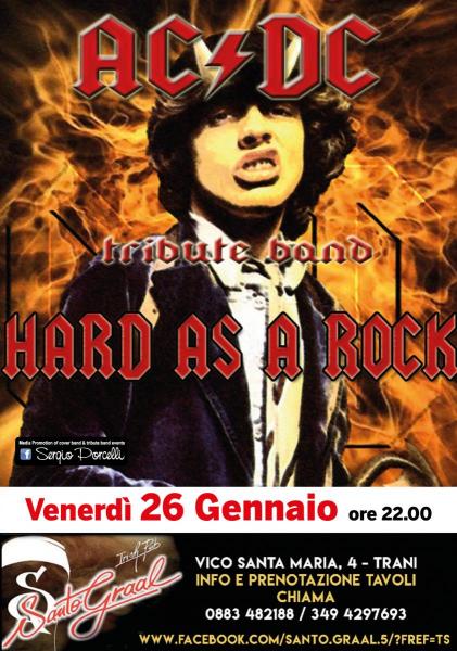 Hard As A Rock - AC/DC Italian Tribute Band a Trani