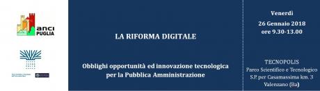 La Riforma Digitale Obblighi Opportunità ed Innovazione Tecnologica per la Pubblica Amministrazione