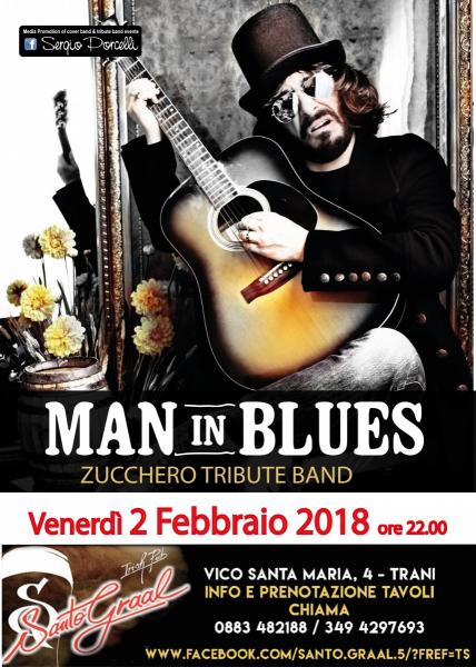 Man in blues - Zucchero Tribute Band a Trani