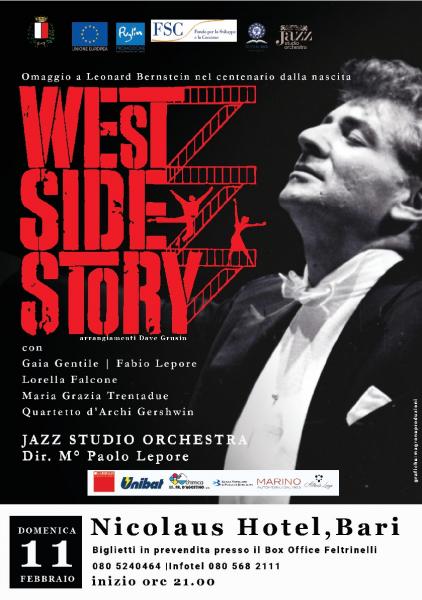 La Jazz Studio Orchestra diretta dal M° Paolo Lepore omaggia “West Side Story”