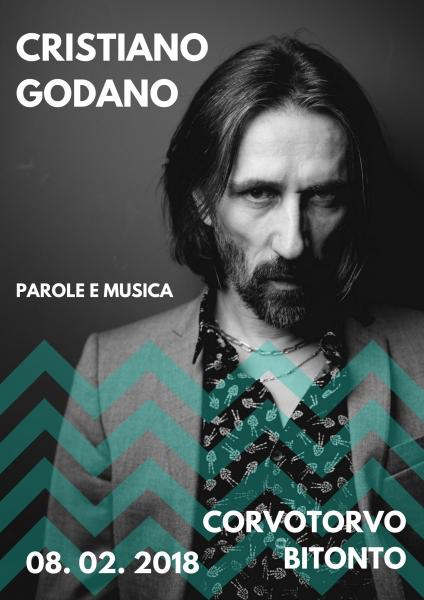Cristiano Godano "Parole e musica" al CorvoTorvo!