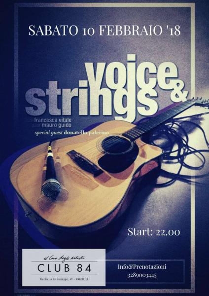 Voice & Strings al Club 84 di Maglie