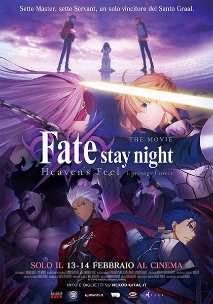 FATE/STAY NIGHT Heaven’s Feel 1. Presage Flower The Movie Il primo titolo della trilogia che ha subito conquistato il primo posto al box-office in Giappone!